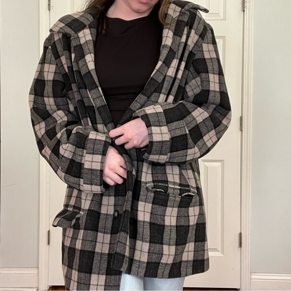 Talbots | Wool Plaid Coat Shacket - Picture 6 of 7